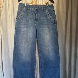 Flamingals classic wide leg jeans XL